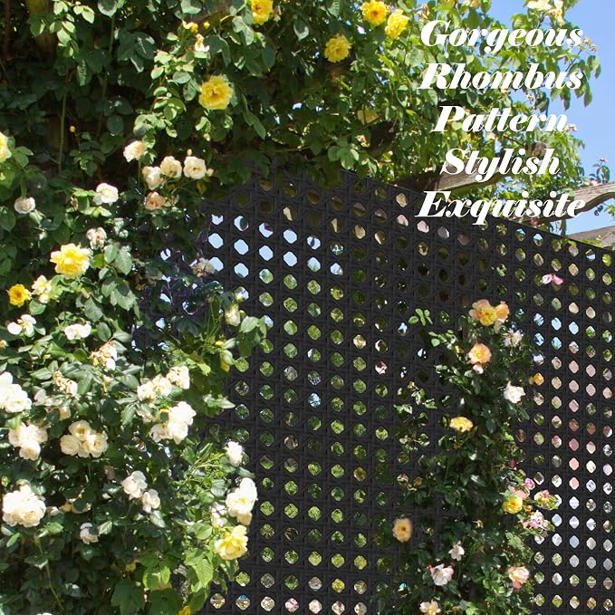 Domi Metal Privacy Screen, Freestanding Outdoor Indoor Divider 1 Piece - Image 3