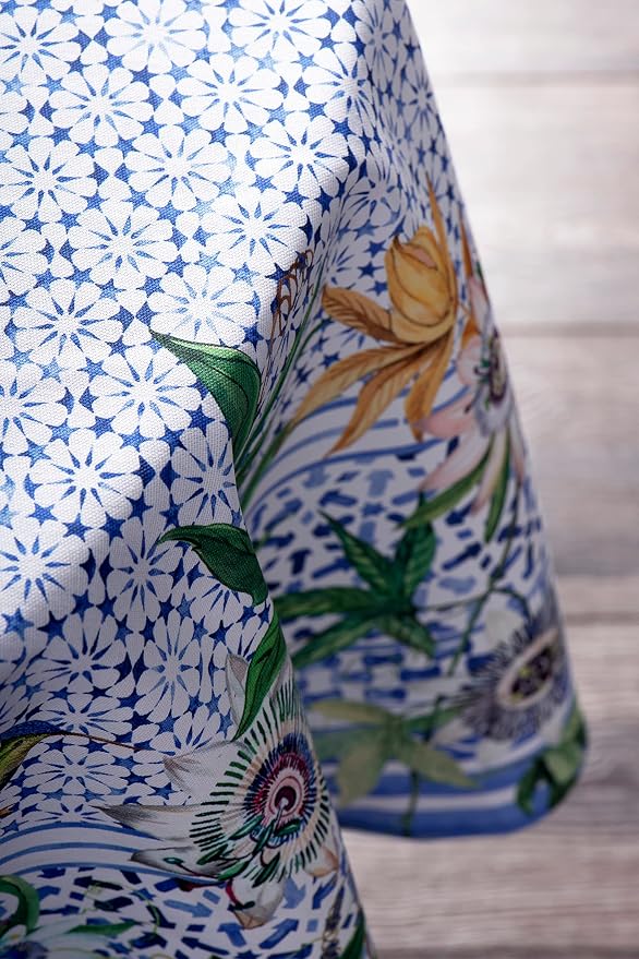Maison d' Hermine Table Cloth Round Table 100% Cotton 63 Inches Tablecloth - Image 7