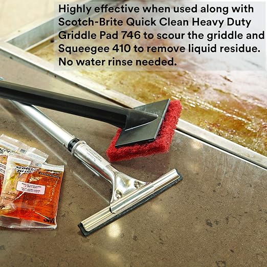 3M Scotch-Brite Griddle Cleaning, Quick Clean Liquid 700-40, 3.2 Oz Packet - Image 6