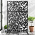 Casaphoria 72" H x 47" W Metal Outdoor Privacy Screen, Freestanding Decorative by Casaphoria