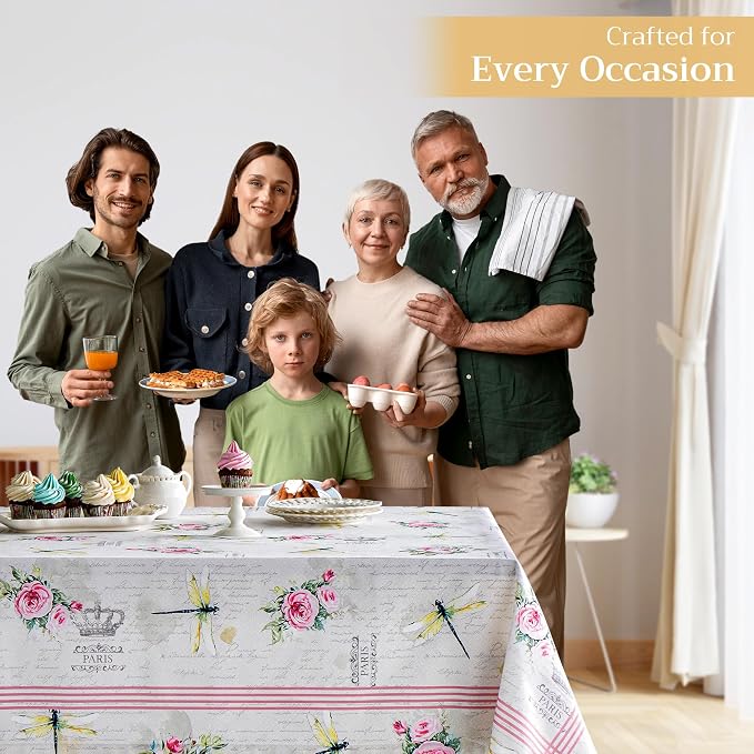 Maison d' Hermine Table Cloth Rectangle Table 100% Cotton 54 x 72 Inches - Image 6