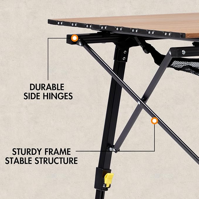 Portal Camping Table Portable Folding Table Ultra Lightweight Folding Camp - Image 7
