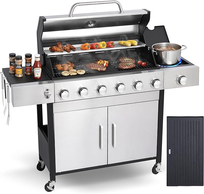 6-Burner Propane Grill by Unknown