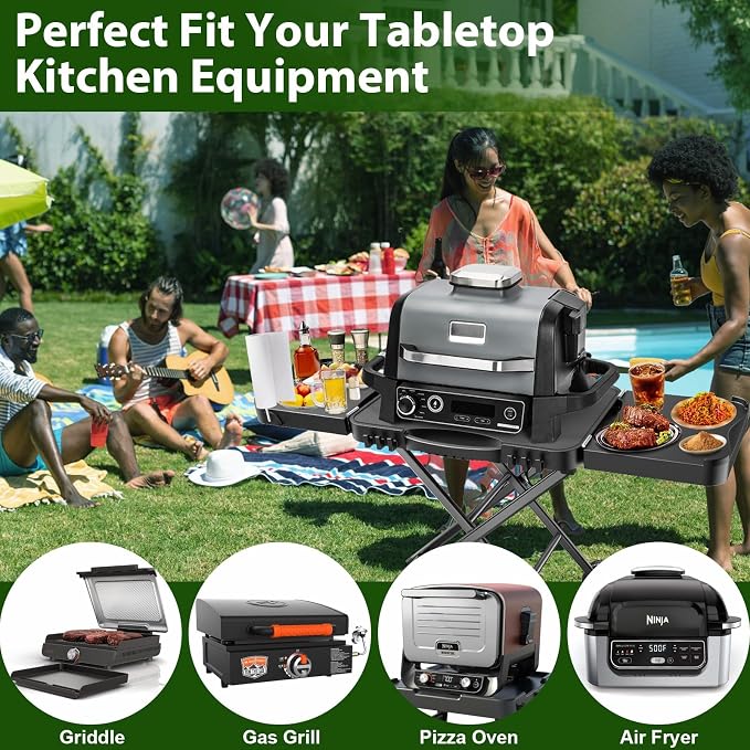 Portable Indoor Grill Table Stand - Image 5