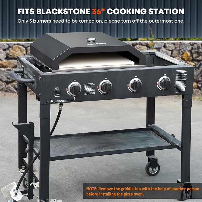 Stanbroil Pizza Oven for Blackstone 36" Gas Griddle Cooking Station, Outdoor - Image 4