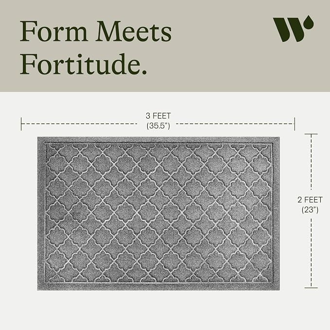 WaterHog Heavy Duty Doorway Mat, Made in USA, Durable & Skid-Resistant Entryway - Image 3