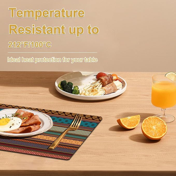 Faux Leather Placemats Set of 4 - Image 2