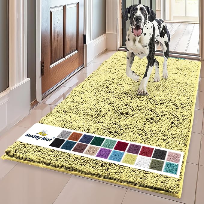 Muddy Mat® | Super Absorbent Door Mat Indoor, Microfiber Quick Dry Chenille by MuddyMat%C2%AE