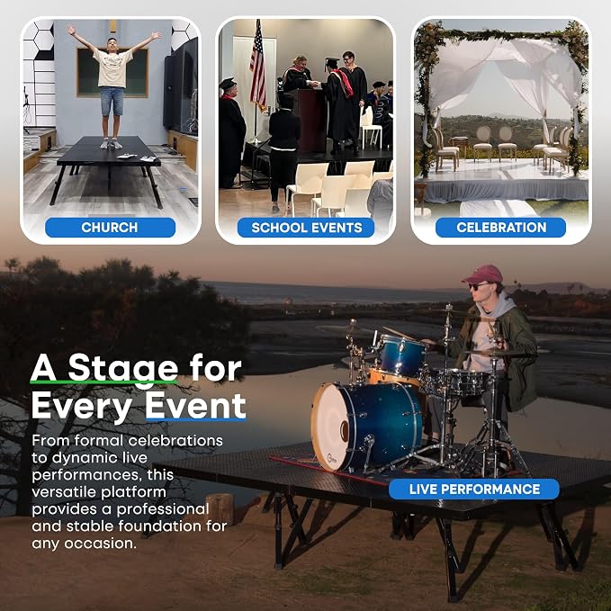 8'x24' MYSTAGE 12 Stage Platform - Image 7