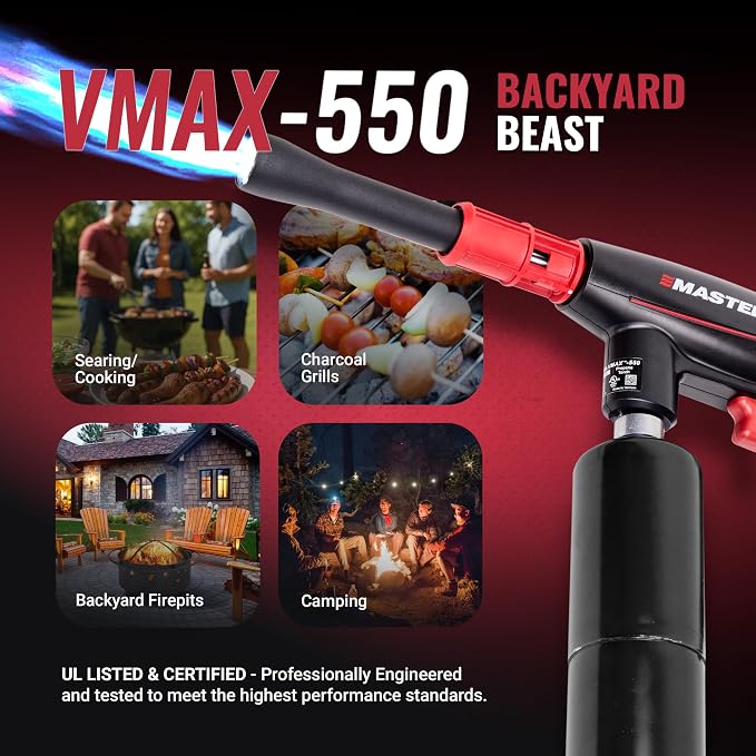MASTER APPLIANCE VMAX-550 2-in-1 Propane Torch - Image 3