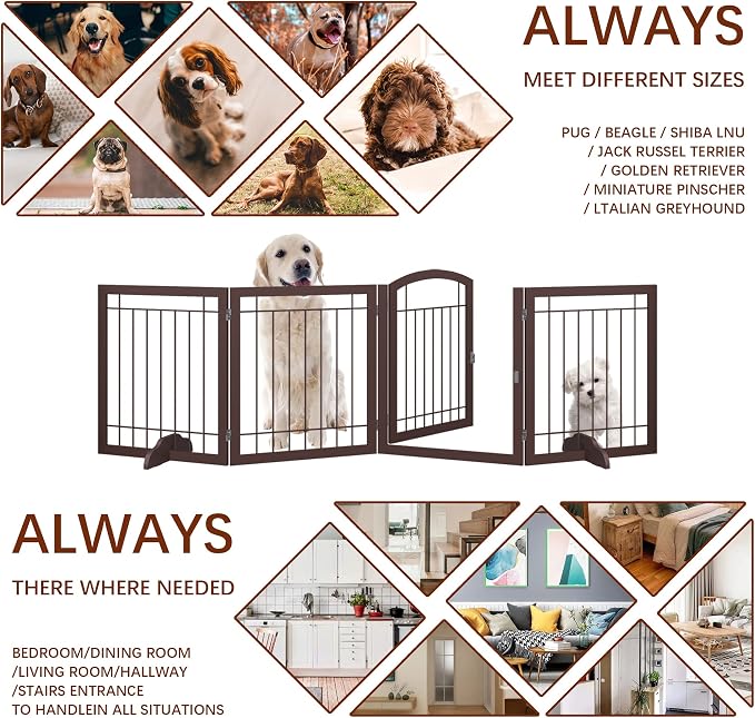 JSB 96-inch Extra Wide 30-inch Tall Dog gate - Image 6