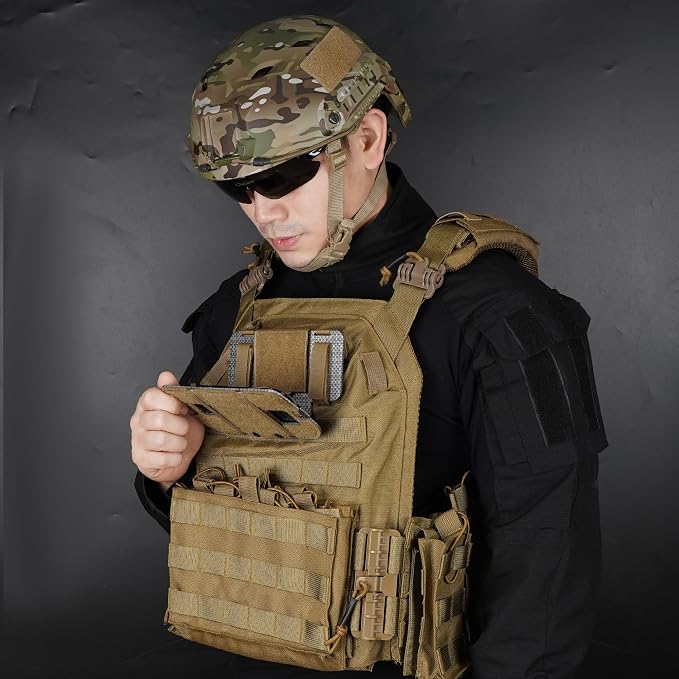 Tactical Phone Holder Available in Full Size Plate Carrier Phone Mount Adjust - Image 7