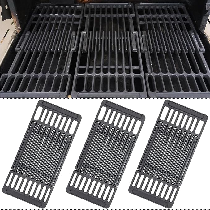 Cast Iron Cooking Grill Grates Replacement Adjustable Universal Extends from - Image 5