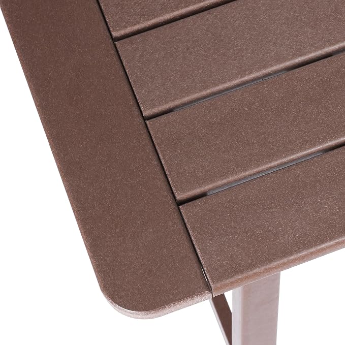 Costaelm Outdoor Bar Table, Patio Bistro Dining Pub Table - Image 7