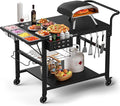 Leteuke Pizza Oven Table, Grill Cart Table by Leteuke