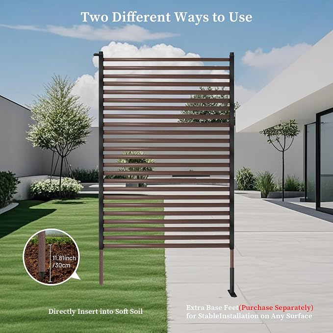 Outdoor Privacy Screens, 3FT X 5FT Decorative Privacy Fence Panels - Image 5