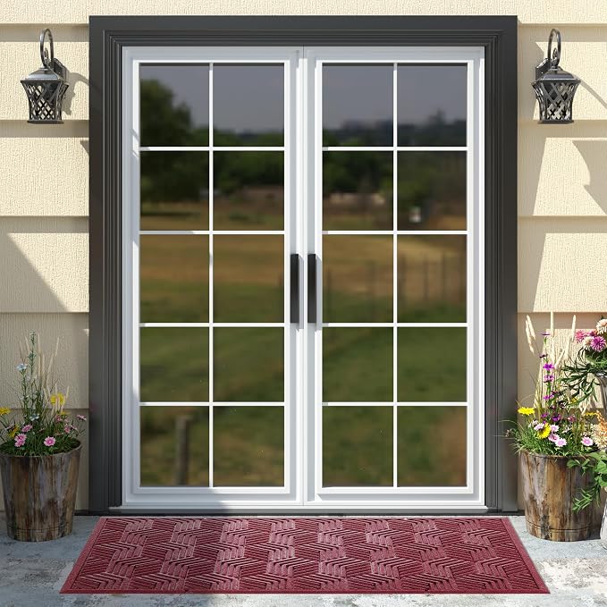 Yimobra Large Door Mat 47x24, All-Season Waterproof Outdoor Mats - Image 9