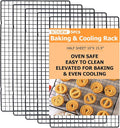 5PCS Cooling Racks for Cooking and Baking 10" x 16" Wire Rack Baking Rack by SCDGRW