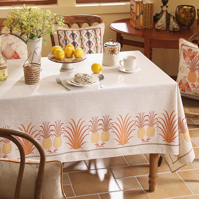 patdrea Designer Linen Small Tablecloth - Image 4