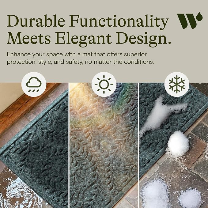 WaterHog Indoor/Outdoor Door Mat, Made in USA, Durable & Skid-Resistant Front - Image 8