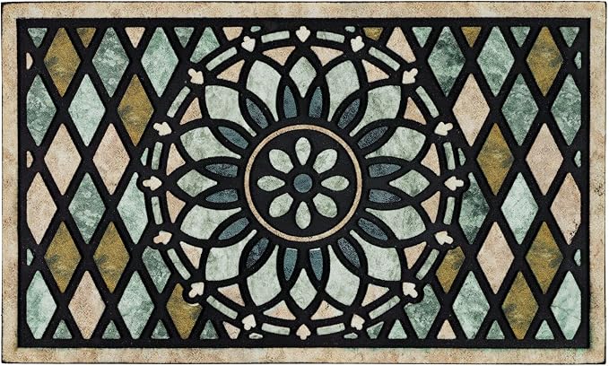 CHICHIC Welcome Door Mat 24 x 36 Inch Front Doormat Outdoors by CHICHIC