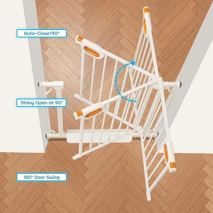 Baby Safety Gate for Stairs 29-33 Inch Wide, Safety House Gate for Baby Pet Gate - Image 5