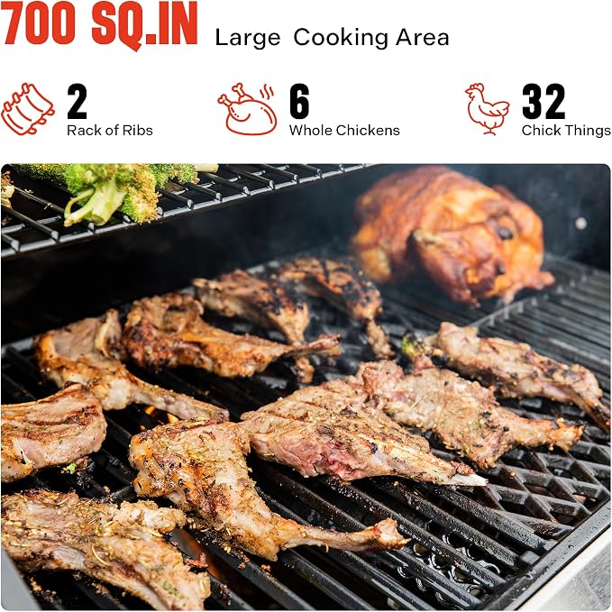 Monument Grills Larger Convertible 4-Burner Natural Gas Grill Stainless Steel - Image 5