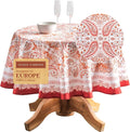 Maison d' Hermine Table Cloth Round Table 100% Cotton 63 Inches Fall Tablecloth by MaisondHermine