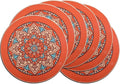 PIGCHCY Rubber Boho Placemats Set of 6, Waterproof Washable Table Mats by PIGCHCY