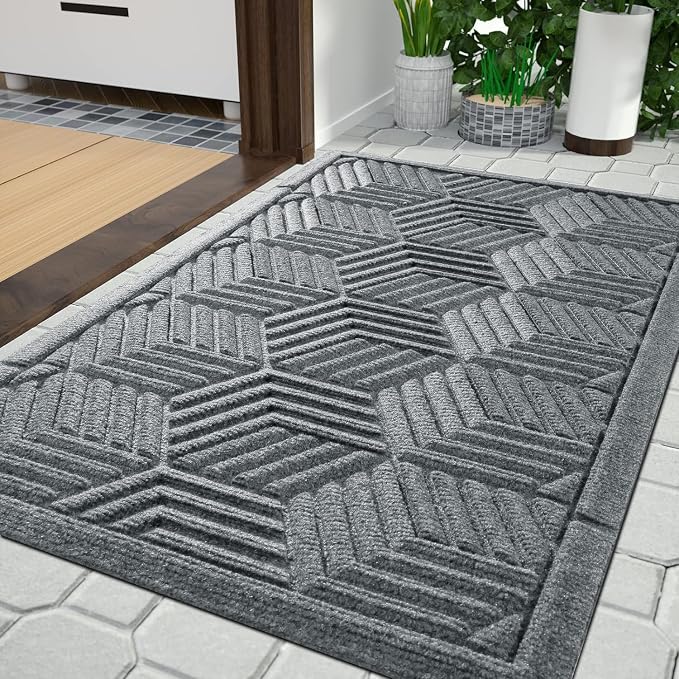 Yimobra Large Door Mat 47x32, All-Season Waterproof Outdoor Mats - Image 7