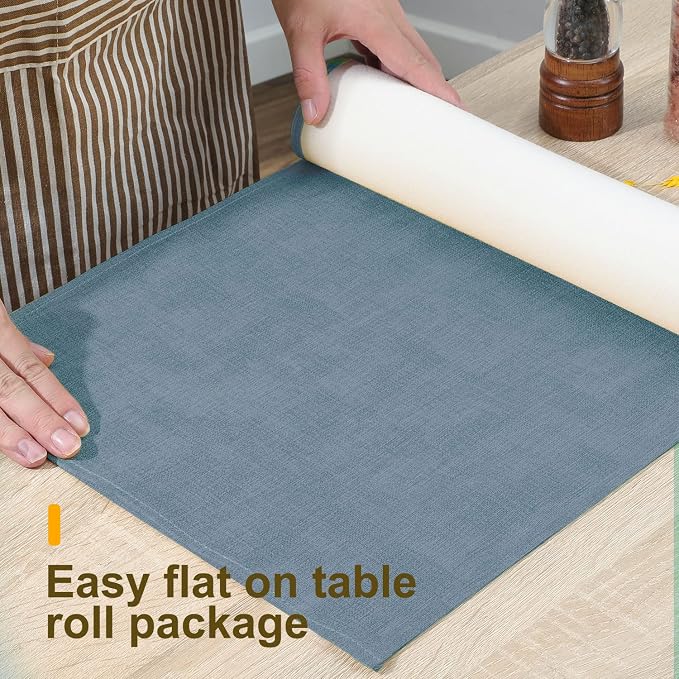 Wipeable Table Runner, Thick Farmhouse Dresser Runner, Rustic - Image 7