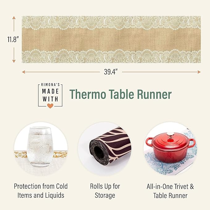 RIMONA'S Thermo Heat Resistant Table Runner - Image 8