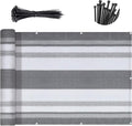 SUNNY GUARD 3'x16' Balcony Deck Privacy Screen Fence, Apartments Railing Screen by SUNNYGUARD