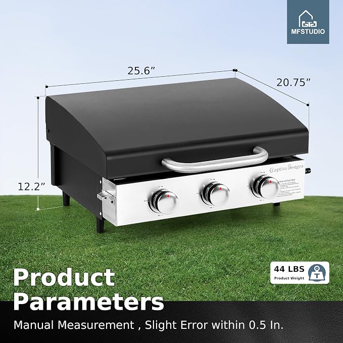 MFSTUDIO 22 Inch Flat Top Grill - Image 9