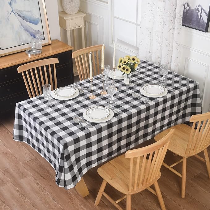 Cupuamon 2 Pack Waterproof Polyester Fabic Rectangle Checkered by Cupuamon