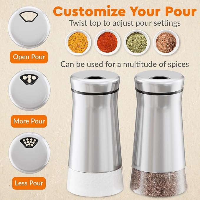 HOME EC Original Salt and Pepper Shakers Set - Image 2
