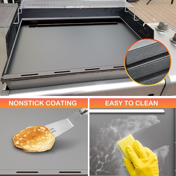 Full Size Griddle for Weber Genesis 300 Grill E310, E320-6788 Full Size Griddle - Image 3
