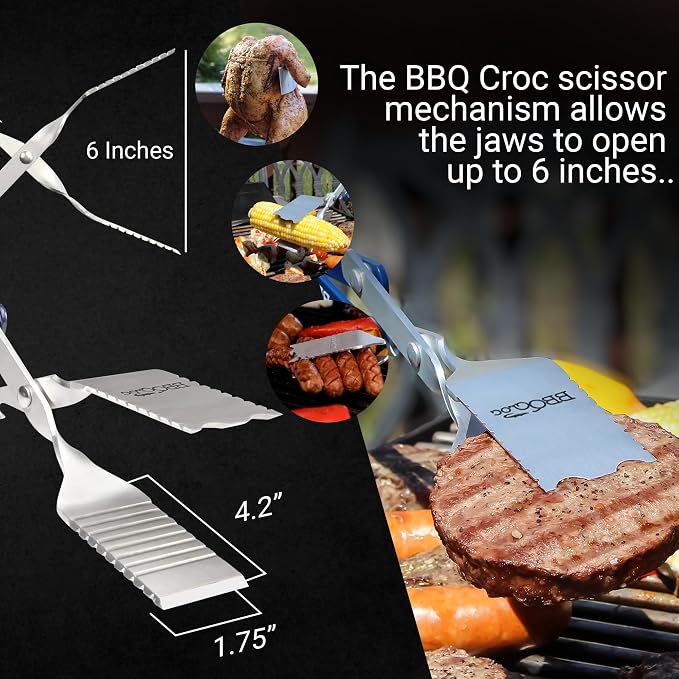 BBQ Croc 3-in-1 Barbecue Tool Pack - Image 3