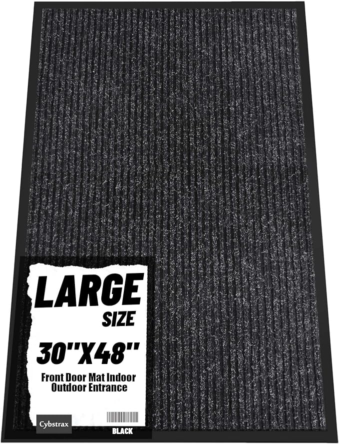 Front Door Mat Indoor Outdoor Entrance, Non-Slip Absorbent Entryway Mat by Unknown