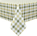 Classic Gingham Tablecloth Fabric by Essifunia