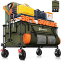 220L Collapsible Wagon Cart Foldable, Utility Carts by Unknown