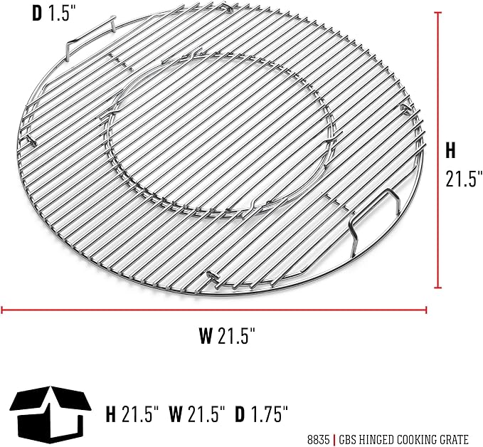 Weber Gourmet BBQ System Hinged Cooking Grate - Image 4