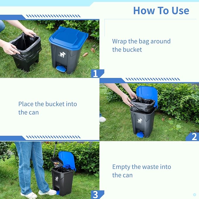 Outdoor Pet Waste Container - 20L - Image 5