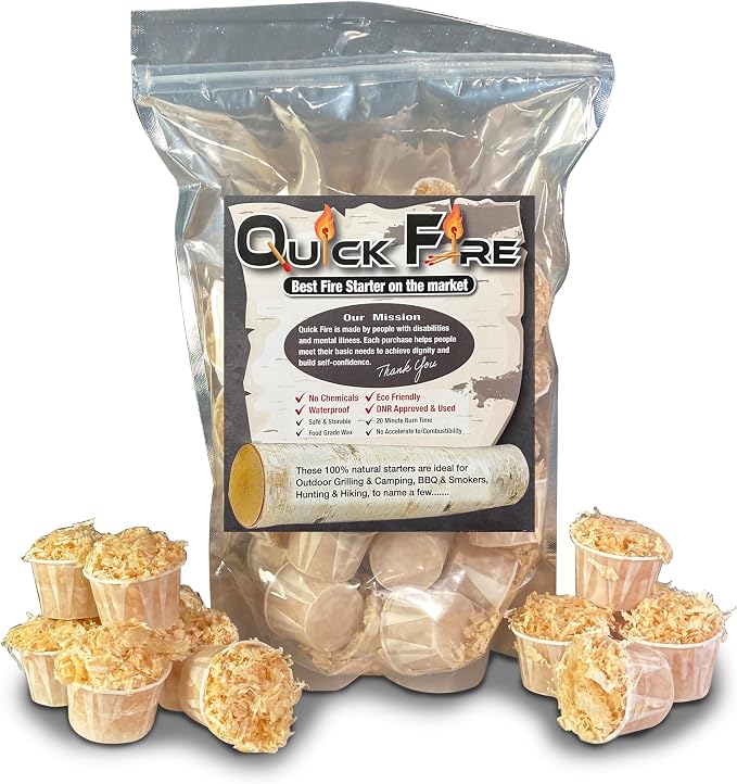 Quick Fire Starter Pods in Resealable Packs by Unknown