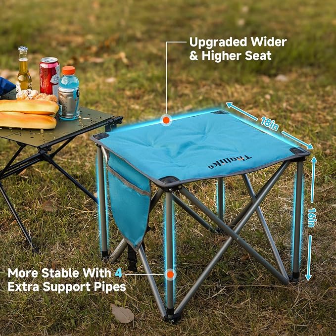 Upgraded Padded Camping Stool - Image 4