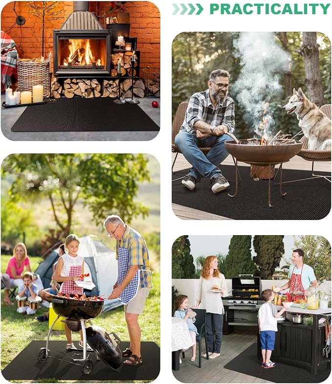 Large 76 x 52 inches Under Grill Mats - Image 6