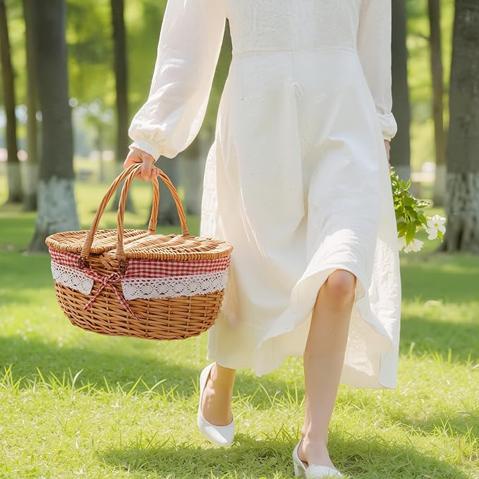GRANNY SAYS Picnic Basket, Wicker Basket - Image 4