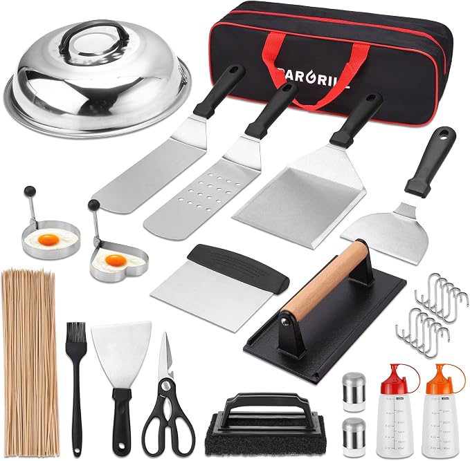 128 PCS Griddle Accessories Kit by PARGRILL
