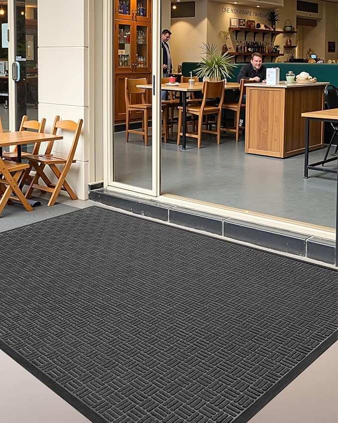 Color&Geometry Large Front Door Mat Outside Entrance, Heavy Duty Non Slip Low - Image 8