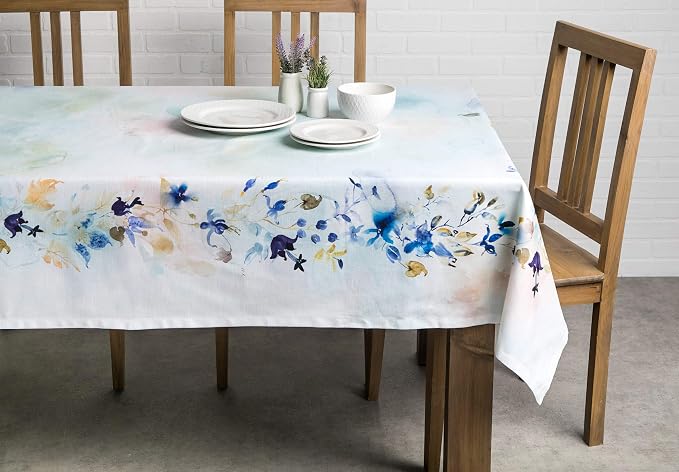 Maison d' Hermine Table Cloth Square Table 100% Cotton 54 x 54 Inches - Image 9